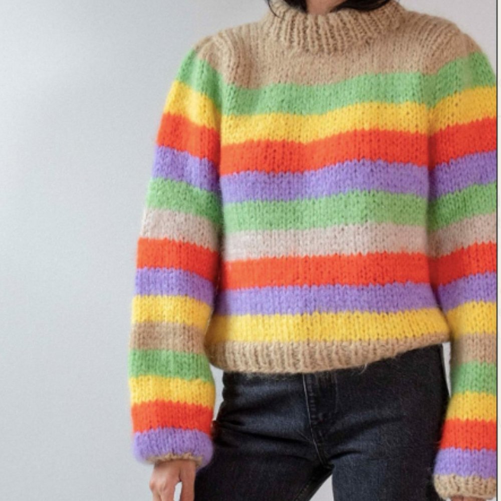 Ganni Julliard Sweater- Multicolor